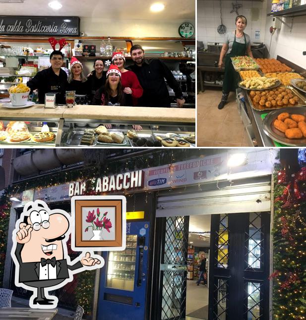 Gli interni di Bar Roma