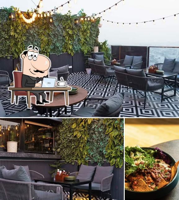 The interior of Diora Multicuisine Restaurant