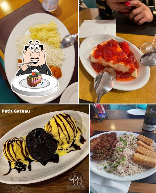 Bolo de chocolate em Mamute Restaurante