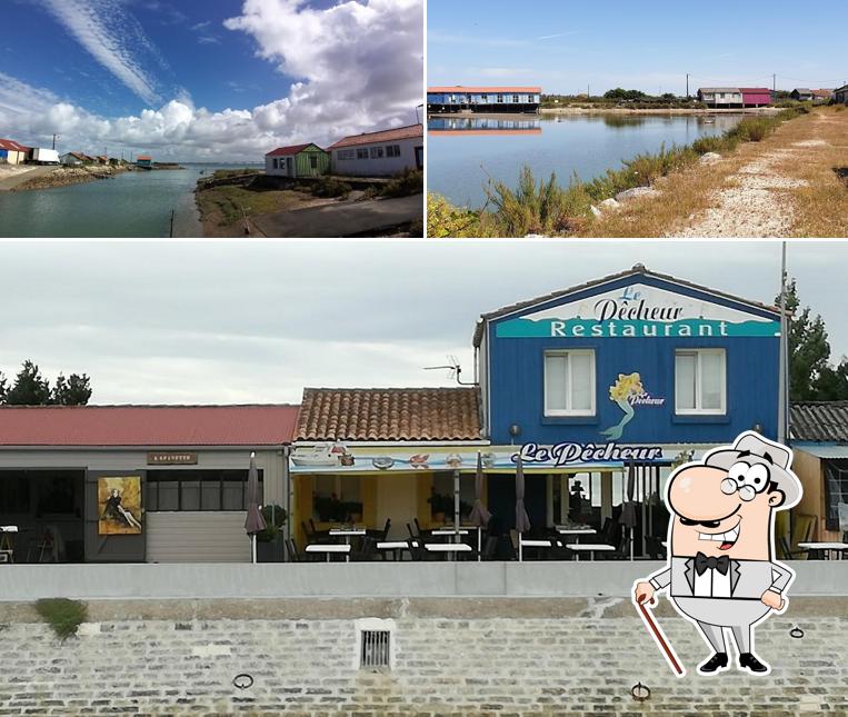 L'extérieur de Les Poissons Rouges Restaurant Ile d'Oléron