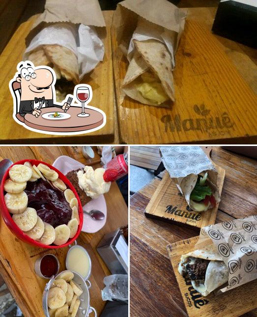 Comida em Manuê Sucos