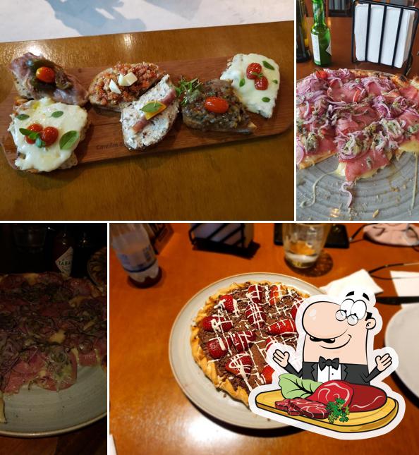 Carpaccio de carne em Bodega Pizza Entre Vinhos