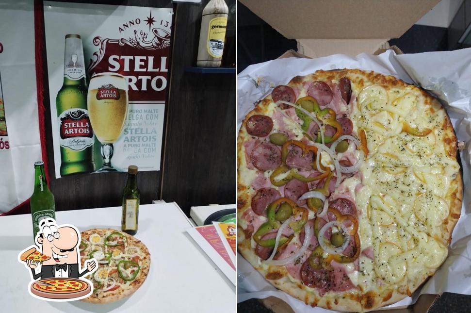 Peça pizza no Na Praça Frango & Cia