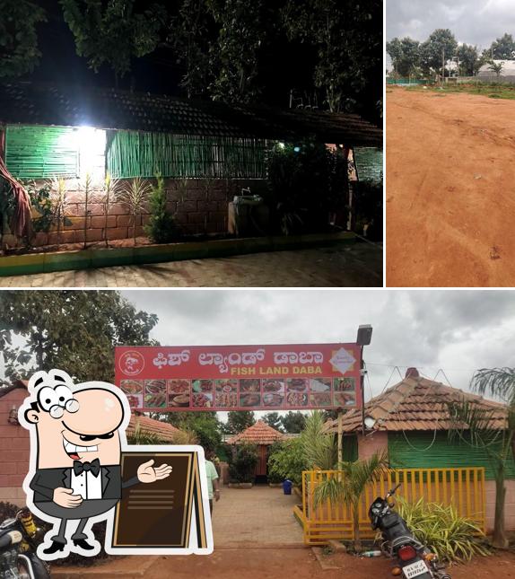 The exterior of New Nandhi Fishland Dhaba