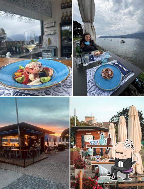 Gli interni di Ittico Fish Bar