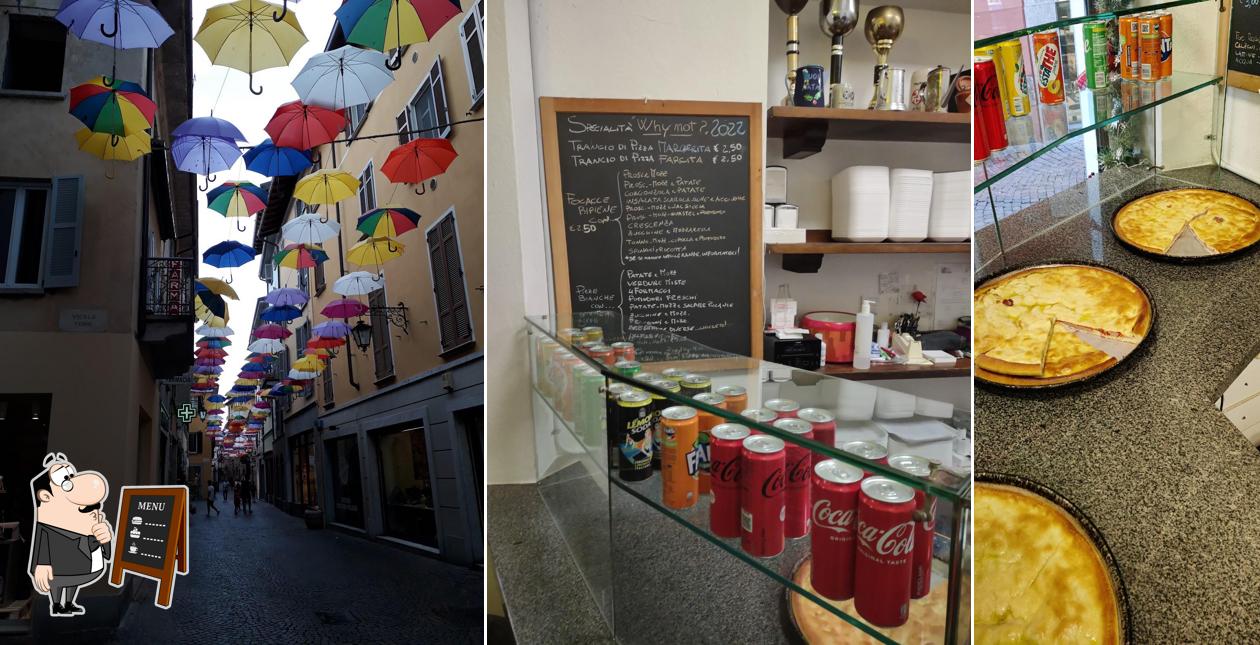 Leggi il menu sulla lavagna