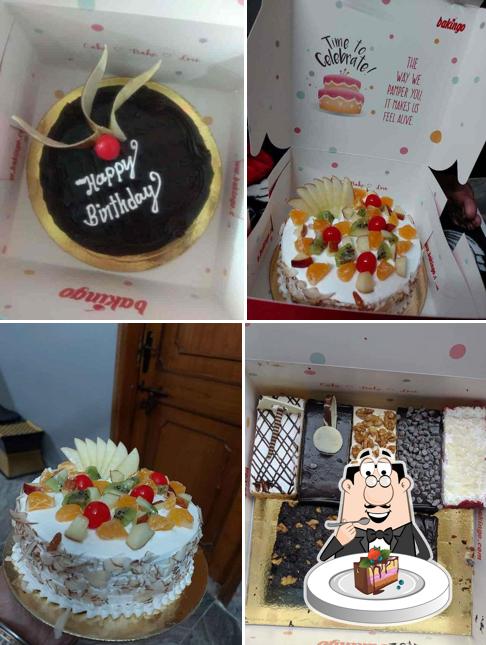 Chocolate cake at Bakingo