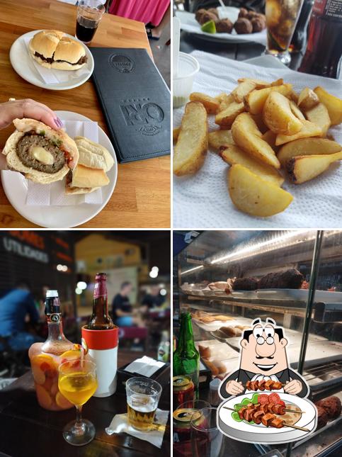 Platos en Bar do Ori