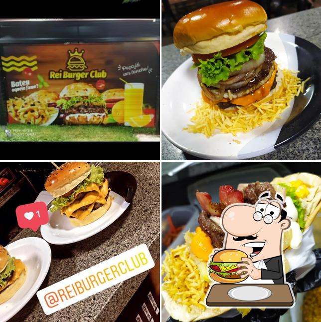 Hambúrguer em Rei Burger Club