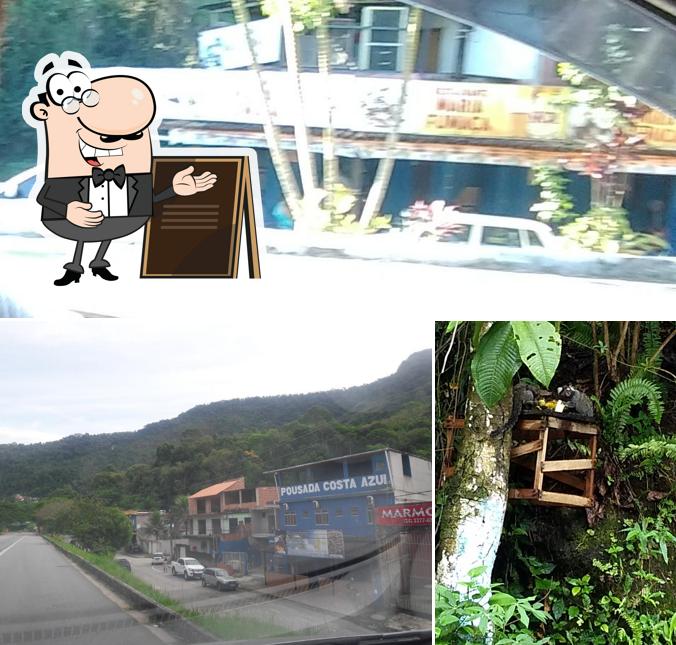 O exterior do Restaurante Maria Fumaça