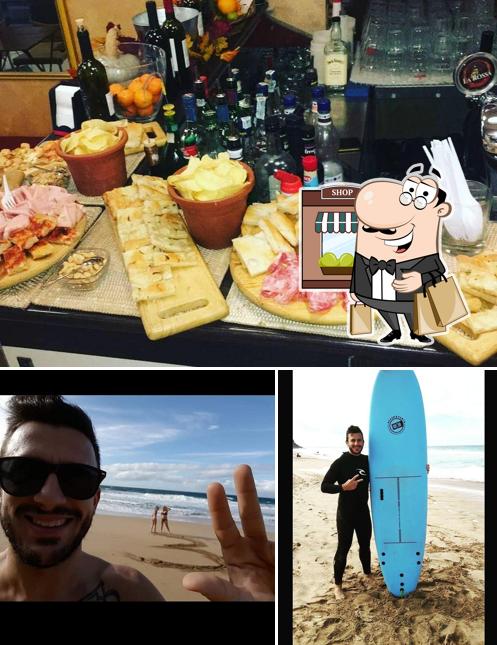 La foto di esterno e pizza da Bar 33 Gold