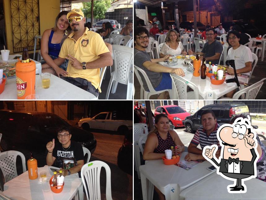 O interior do Churrascaria Bom Baião