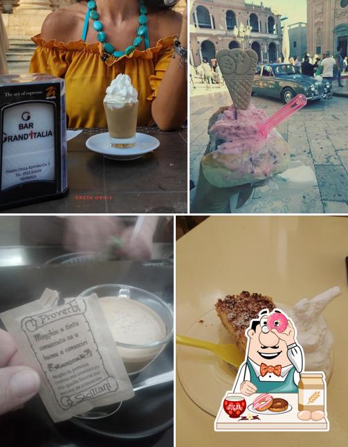 Bar Grand'Italia serve un'ampia gamma di dessert