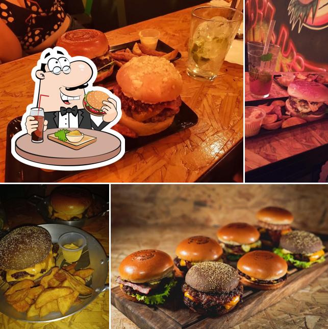 Consiga um hambúrguer no Capim Burger