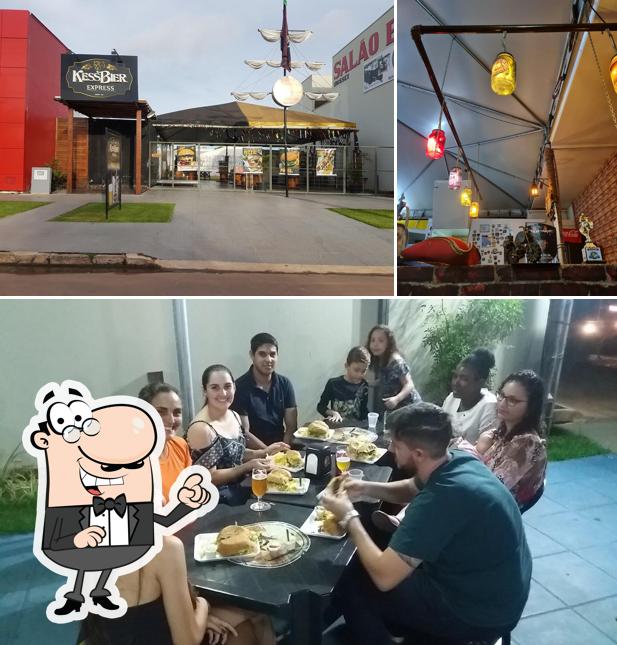 Esta é a ilustração ilustrando exterior e interior no PIRATA LANCHES