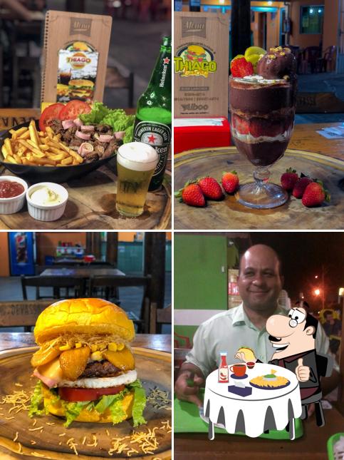 Hambúrguer em Thiago Lanches