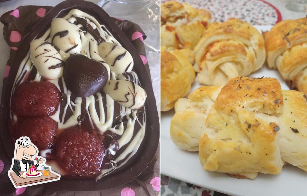 Venha experimentar as opções doces