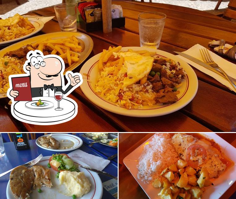 Platos en Restaurante Cervantes Barra