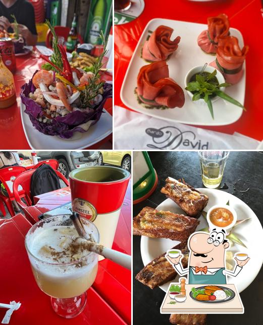 Comida em Bar do David