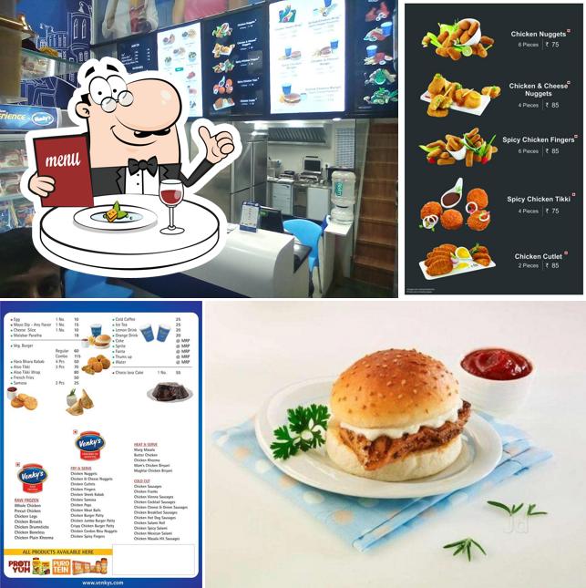 Pulled pork sandwich at Chicken Experience by Venky's