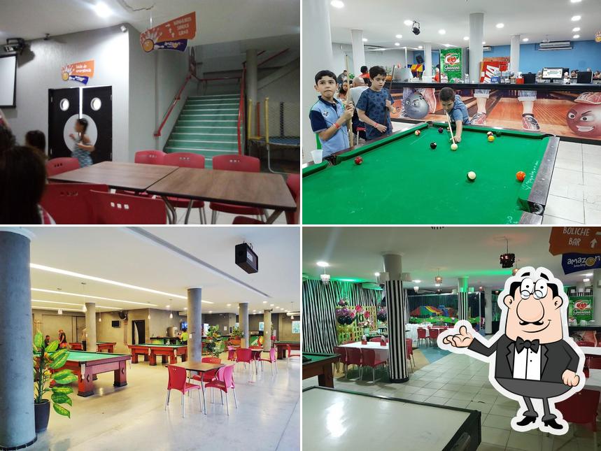 O interior do Amazon Bowling - Adrianópolis (Boliche)