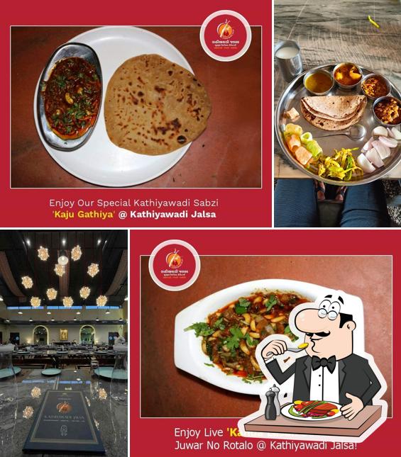 Food at Kathiyawadi Jalsa