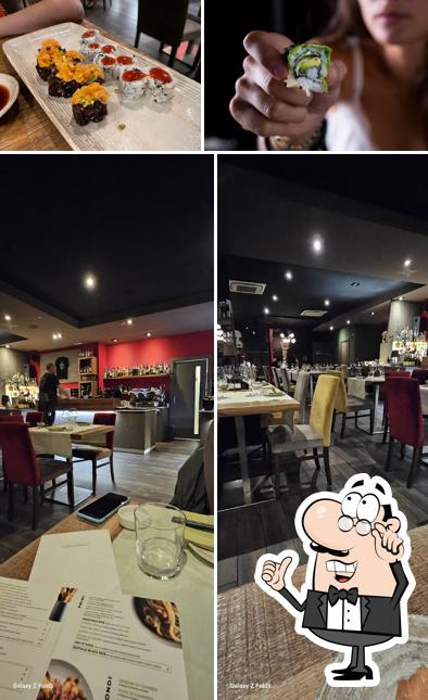 Gli interni di Hanami Piacenza