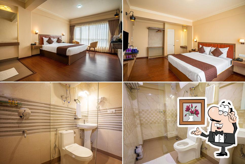 The interior of Rare Himalayas Mapham Hotel