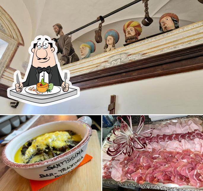 Cibo al Trattoria La Santissima