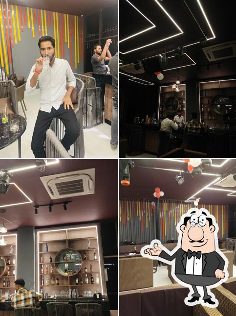 The interior of Zeromiles Lounge and Bar