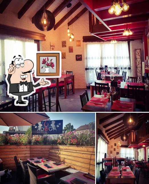 Gli interni di Adega Bar à Vin & Tapas