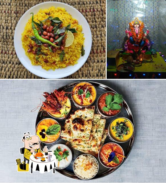 The picture of food and exterior at Maa Vaishnavi Mess And Tiffin Center