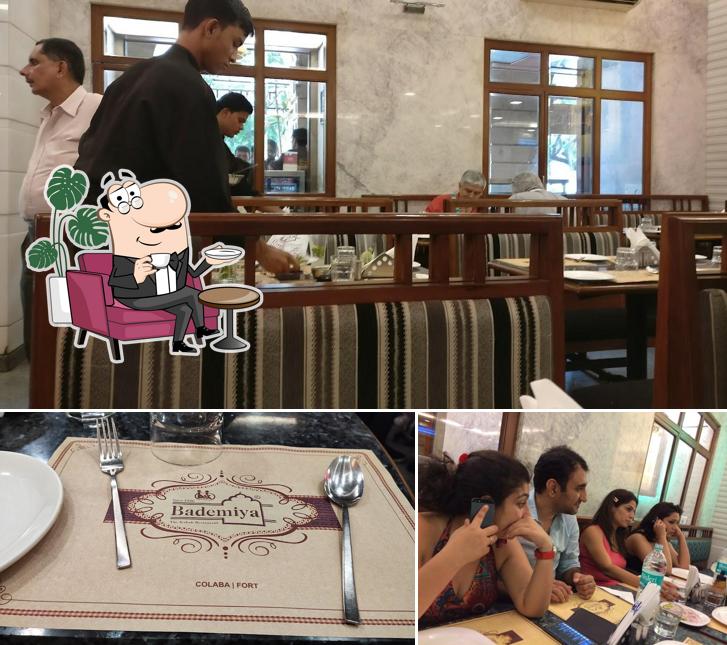 The interior of Bademiya Kebab Restaurant