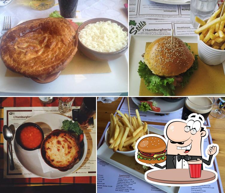 Prova un hamburger a Stills Irish Pub