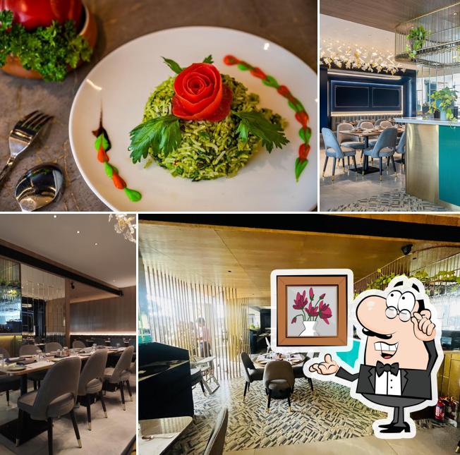 The interior of Spice Petals - Fine Dine Restro & Banquet