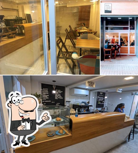 The interior of Bean Theory Coffee