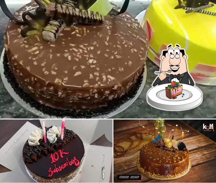 Chocolate cake at cafe kulfi (TALIPARAMBA)