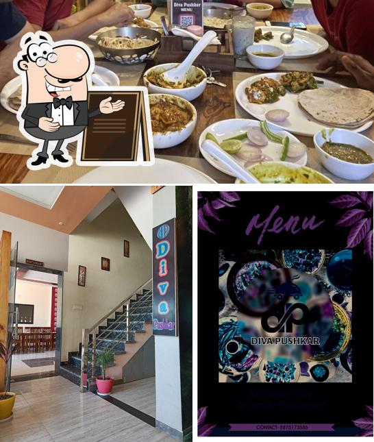 The image of Diva Pushkar a friendly stay & Restaurant’s exterior and food