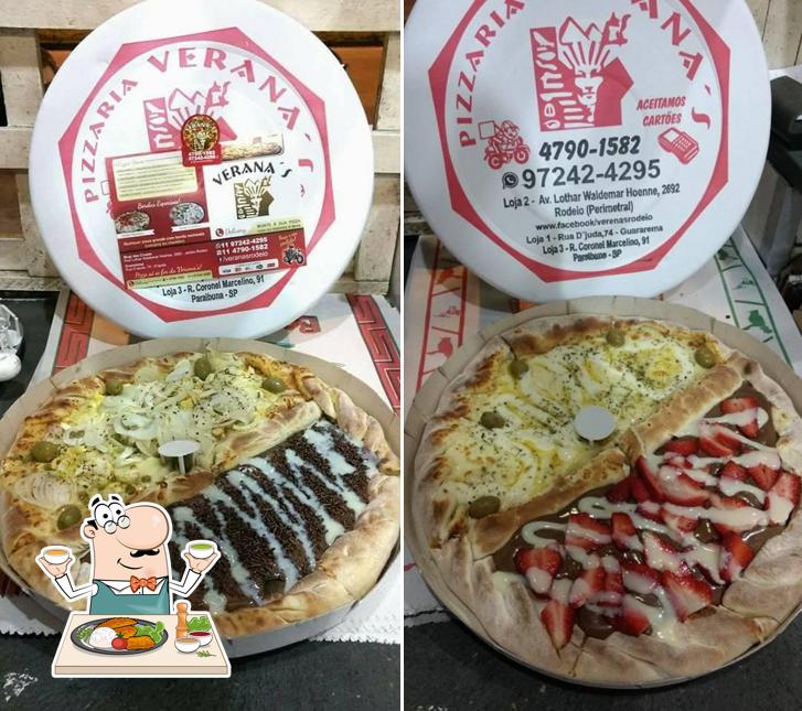 Platos en Pizzaria Veranas Rodeio