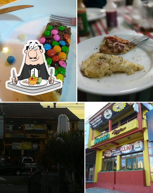 A Bonna Pizza se destaca pelo comida e exterior