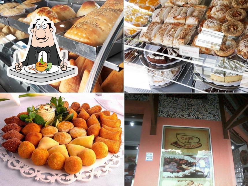 Comida em Café Com Chocolate