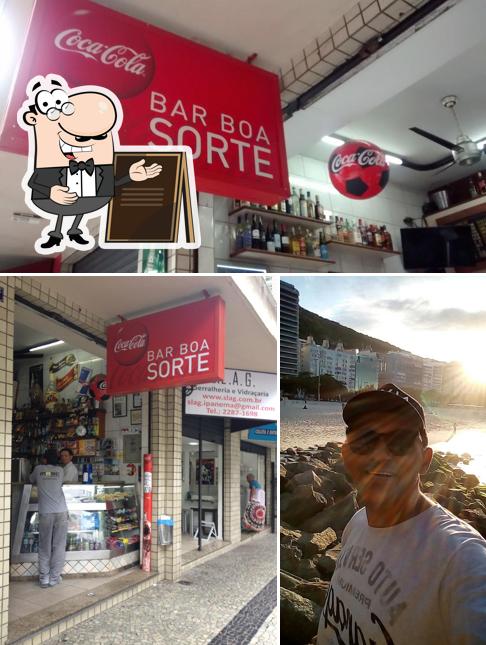 O exterior do Bar Boa Sorte