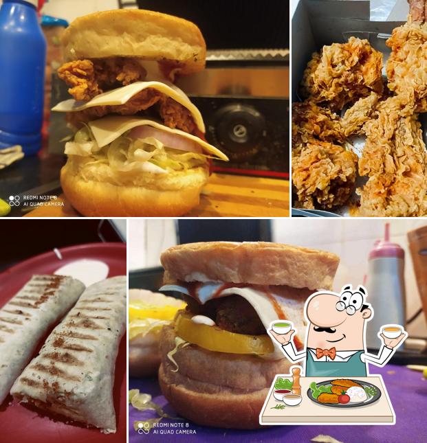 Pulled pork sandwich at AMAL FRIED CHICKEN AND WRAP