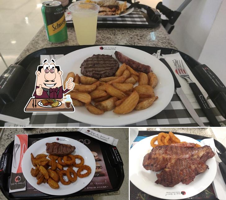 Prove pratos de carne no Mania De Churrasco! Prime Steak & Burger