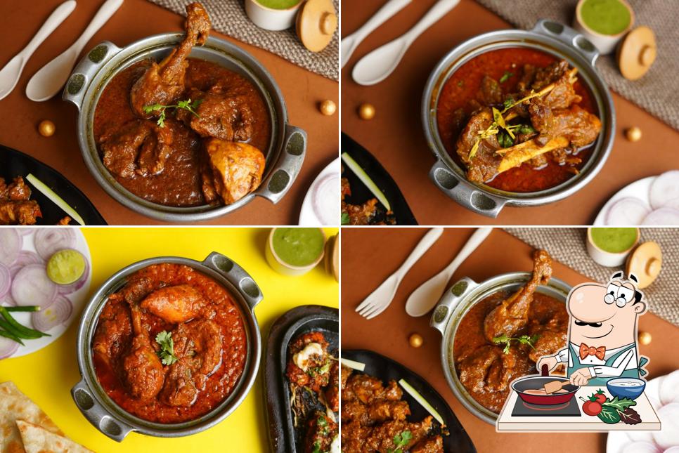 Chicken curry at Kareem's Shaheedpath / Arjunganj