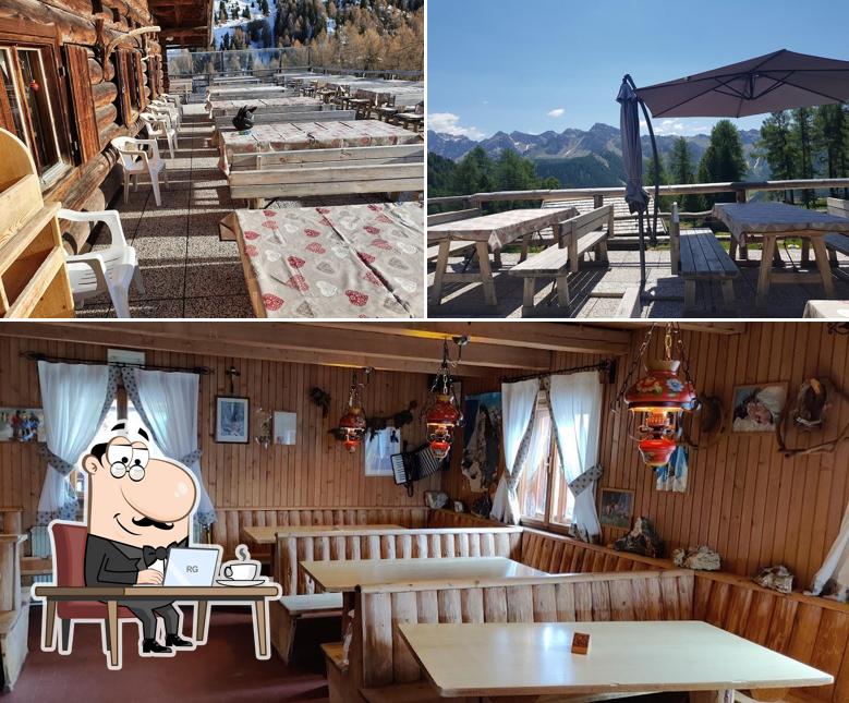 Gli interni di Rifugio Buffaure