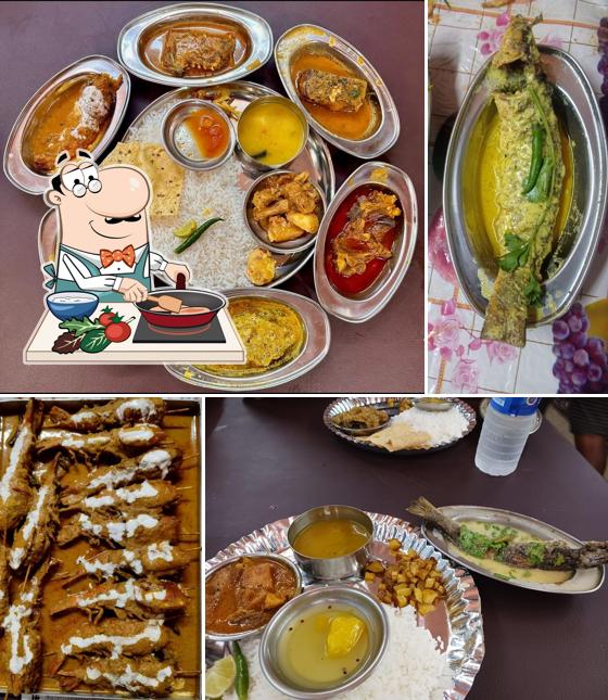 Chicken curry at Parbati Hotel