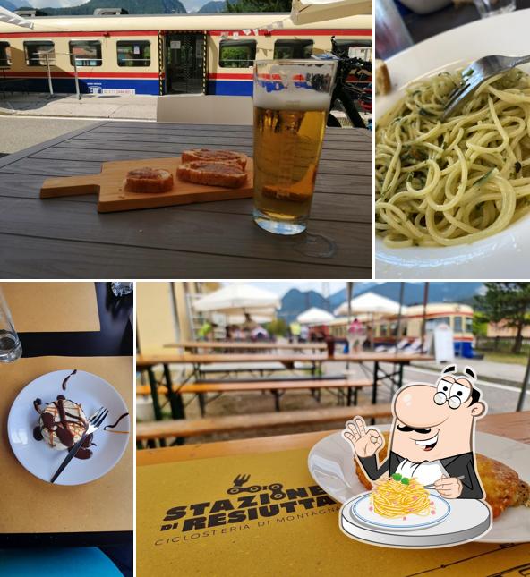 Spaghetti alla carbonara al Stazione di Resiutta