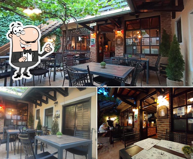 Gli interni di Burger's & Steak bar Frankie