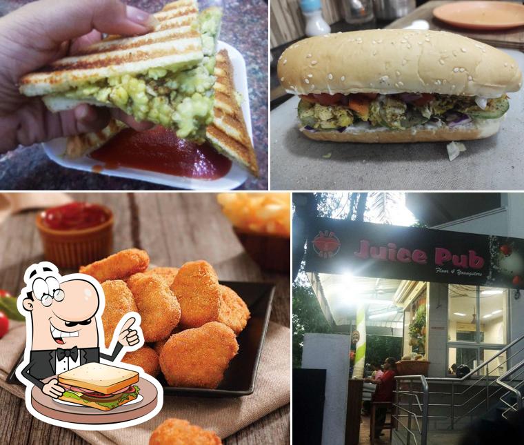 Pick a sandwich at Juice Pub